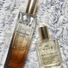 Swatch de beautyjstyle : Huile Prodigieuse - Huile Sèche multi-fonctions, Nuxe