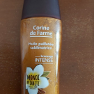 Swatch de minimeuf : Huile pailletée sublimatrice, Corine de Farme