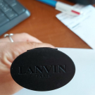 Swatch de minimeuf : Orange Ambre, Lanvin
