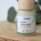 Swatch de Ambre33 : Sérum - La guerre aux boutons, Cosmoz