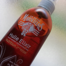 Swatch de sansoma : Huile Elixir Karité et Argan avant shampoing, Le Petit Marseillais