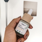 Swatch de Mylittlecurlies : Sérum - La guerre aux boutons, Cosmoz