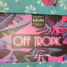 Swatch de Nessa.B : Palette OFF TROPIC - Hasta la Vista, NYX