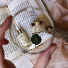 Swatch de Lorange : Crème de nuit glycolique anti-taches Vinoperfect, Caudalie