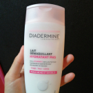 Swatch de Mathildinou05 : Lait démaquillant hydratant, Diadermine
