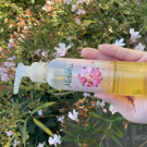 Swatch de luniversdeleapro : Huile Lactée Démaquillante, Melvita