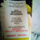 Swatch de Verlec : Sulfureuse Pâte du Marabout - Pâte Nettoyante, Purifiante et Démaquillante, Garancia