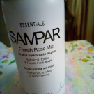 Swatch de Verlec : French rose must brume hydratante légère, Sampar