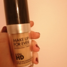 Swatch de Aure25 : Fond de Teint HD - Fond de Teint Couvrance Invisible, Make Up For Ever