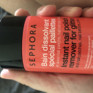 Swatch de lavienpink : Bain dissolvant express - spécial paillettes, Sephora