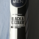 Swatch de anissafraise : Invisible for Black white, Nivea men