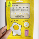 Swatch de lauriie31 : Glowing skin sheet mask with egg white, Aucune