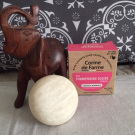 Swatch de ninij : Shampoing solide, Corine de Farme