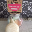 Swatch de ninij : Shampoing solide, Corine de Farme