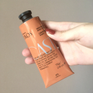 Swatch de Lorange : Crème mains Ekos Castanha, Natura Brasil