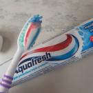 Swatch de Gabhy : Triple Protection Menthe Fraîche, Aquafresh