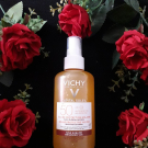 Swatch de edithbenfeghoul : Eau de protection solaire hâle sublimée SPF 50, Vichy