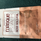 Swatch de Catarina : Masque B.A.R rose gold foil, Look Beauty