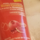 Swatch de Darina : Après-Shampooing Eclat Couleur - Pulpe de Grenade & Huile d'Argan par Le Petit Marseillais, Le Petit Marseillais