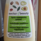 Swatch de marsolo : APRES SHAMPOING GAINANT à l'avocat et au karité, Nectar of Beauty