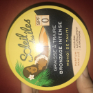 Swatch de Sabtest : Graisse à Traire SPF3 - Parfum vanille, Soleil Des Îles