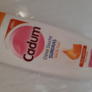 Swatch de placo.mega : Creme douche surgras, Cadum