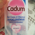 Swatch de Lorenza38 : Gel corps et cheveux hypoallergenique, Cadum