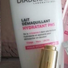 Swatch de anissafraise : Lait démaquillant hydratant, Diadermine
