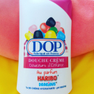 Swatch de musicstory33 : Douche crème douceurs d'enfance parfum haribo dragibus, Dop