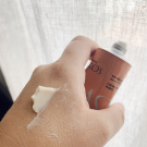 Swatch de fecanna : Crème mains Ekos Castanha, Natura Brasil