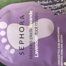 Swatch de Catarina : Masque pieds lavande, Sephora
