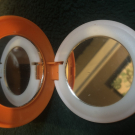 Swatch de Catarina : Miroir lumineux orange, Casa