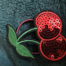 Swatch de Catarina : Élastique cerise, Aliexpress