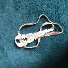 Swatch de Catarina : Bandeau en dentelle beige, Aliexpress