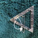 Swatch de Catarina : Barrette triangulaire, Elite