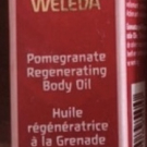 Swatch de Catarina : Huile Régéneratrice à la Grenade, Weleda