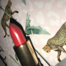 Swatch de amlmz : L'Absolu Rouge, Lancôme