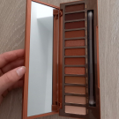 Swatch de JustTalkingAbout_Us : Naked Heat Palette de fards à paupières, Urban Decay