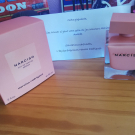 Swatch de jujupartenariat : Eau de parfum ambrée, Narciso Rodriguez