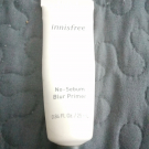 Swatch de samples.addict : No Sebum Blur Primer, Innisfree