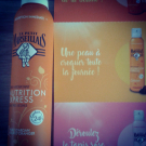 Swatch de kaylaka1 : Spray hydratant nutrition express peaux très sèches huile d'argan& fleur d'oranger, Le Petit Marseillais