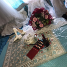 Swatch de Belefqihamina : Black Opium Eau de parfum, Yves Saint Laurent