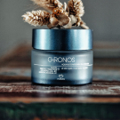 Swatch de Confidences et fourchette : Chronos Aqua gel ultra-désaltérant, Natura Brasil