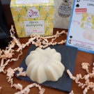 Swatch de Blogueuseaufeminin : Après shampooing solide, Lamazuna