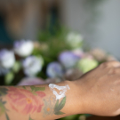 Swatch de Elofancy : La crème de jour au concombre blanc, Mademoiselle Saint Germain