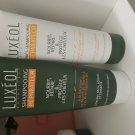 Swatch de Elo54 : Shampooing et après shampoing de la gamme réparateur, Luxéol
