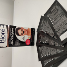 Swatch de Infinity2218 : 6 patchs purifiants au charbon, Bioré