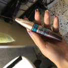 Swatch de Manon.ru : Cils sensational volume effet évantail, Maybelline New York