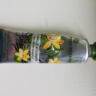 Swatch de jujupartenariat : Crème mains sensuelle Vanille Bourbon, Yves Rocher