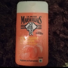 Swatch de jujupartenariat : Gel douche extra doux, pêche blanche & nectarine, Le Petit Marseillais